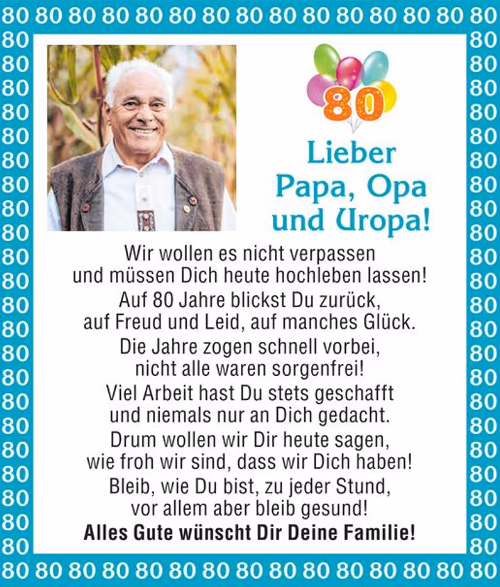 gratulation