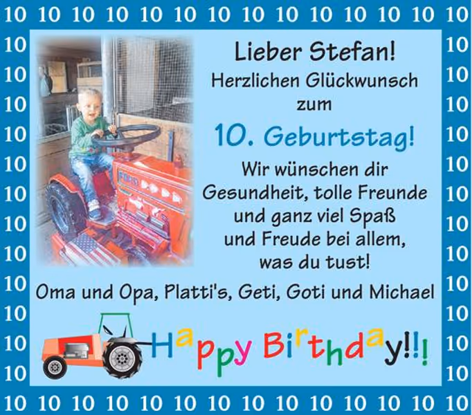 gratulation