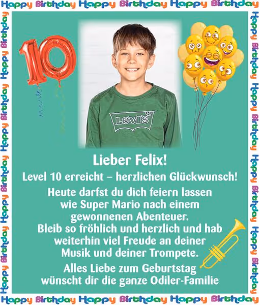 gratulation