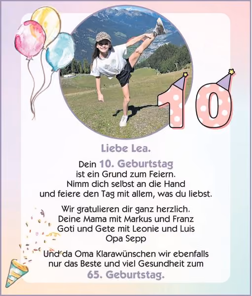gratulation