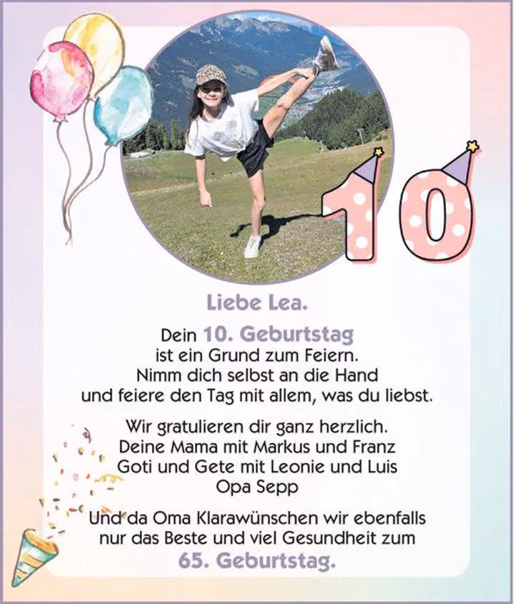 gratulation